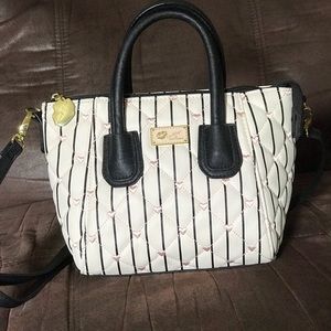 Betsey Johnson Purse Pink Hearts Straps & Handles